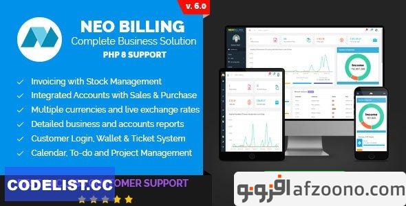 neo billing accounting invoicing and crm software